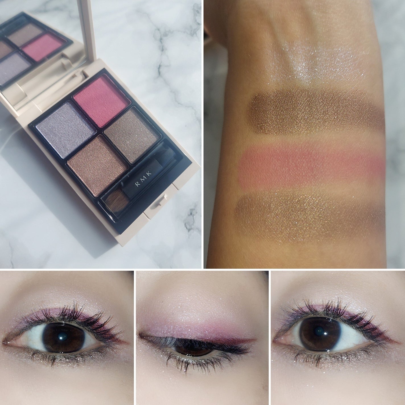 RMK シンクロマティック アイシャドウパレット/RMK/アイシャドウパレットを使ったクチコミ(7枚目)