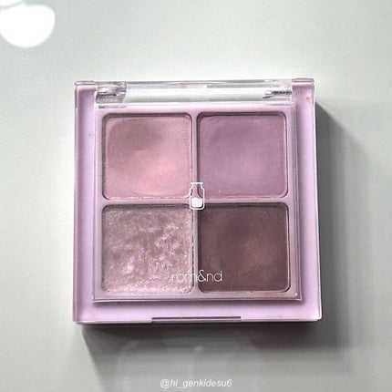 ベターザンアイズ ミルクシリーズ/rom&nd/アイシャドウパレットを使ったクチコミ(1枚目)