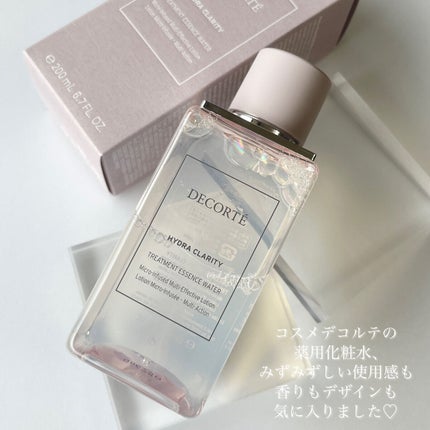 イドラクラリティ 薬用 トリートメント エッセンス ウォーター/DECORTÉ/化粧水を使ったクチコミ(4枚目)