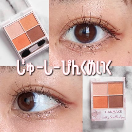 シルキースフレアイズ/キャンメイク/アイシャドウパレットを使ったクチコミ(1枚目)