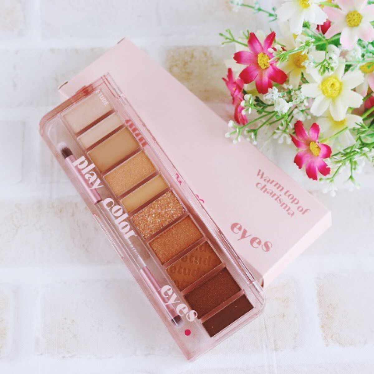 プレイカラー アイシャドウ/ETUDE/アイシャドウパレットを使ったクチコミ（1枚目）