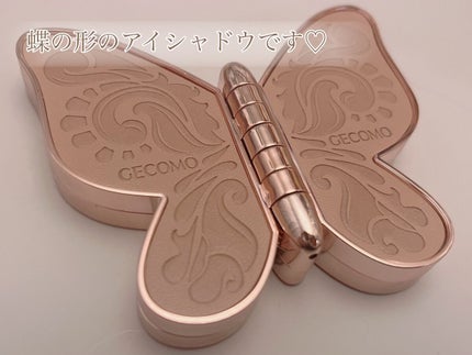 butterfly 6 colors Eye Shadow/gecomo/アイシャドウパレットを使ったクチコミ(2枚目)