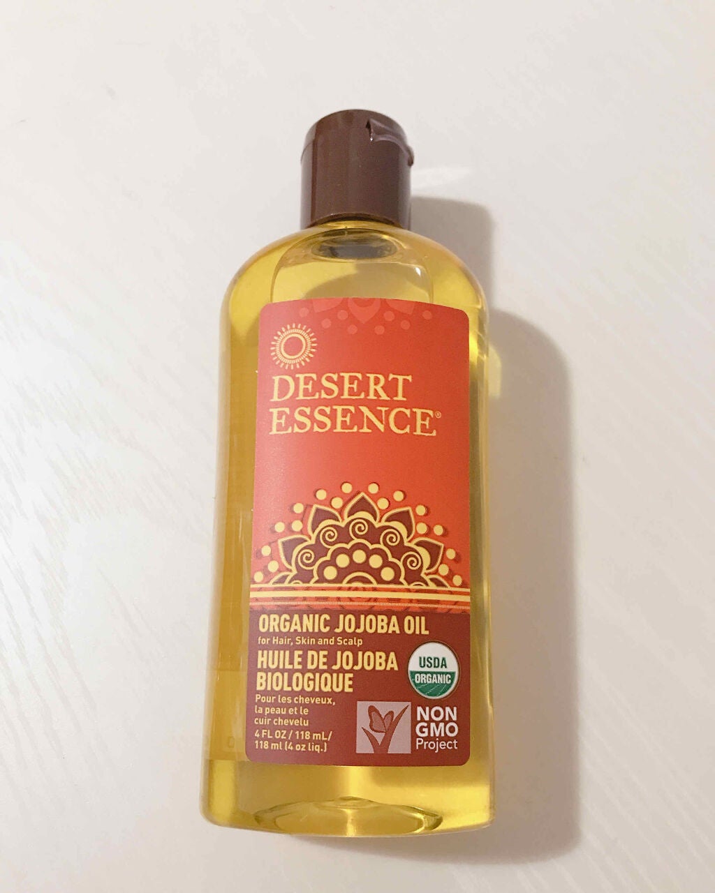 オーガニックホホバオイル/Desert Essence (海外)/フェイスオイルを使ったクチコミ(1枚目)