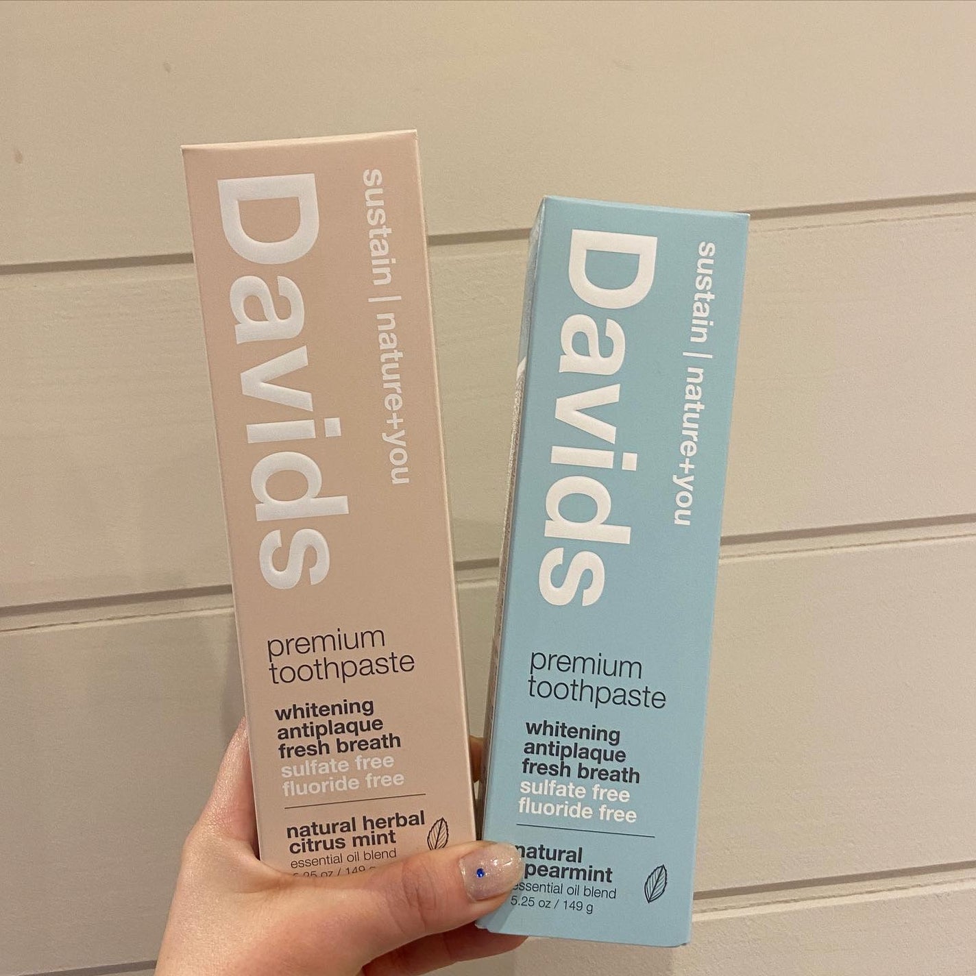 miyu / 元コスメ販売員 on LIPS 「\100%天然原料歯みがき粉/【Davidsデイヴィッズ】..」(1枚目)