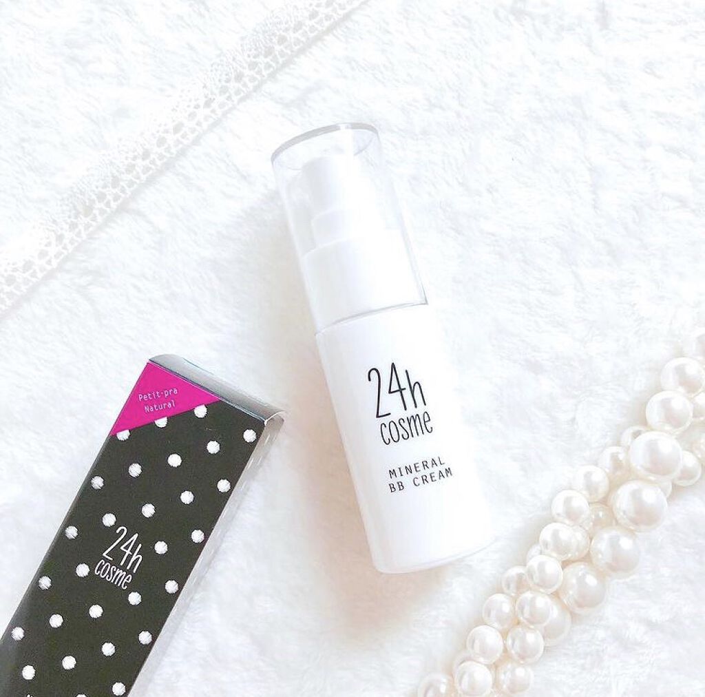 24 ミネラルＢＢクリーム 01ライト(17ml)/24h cosme/BBクリームを使ったクチコミ（1枚目）