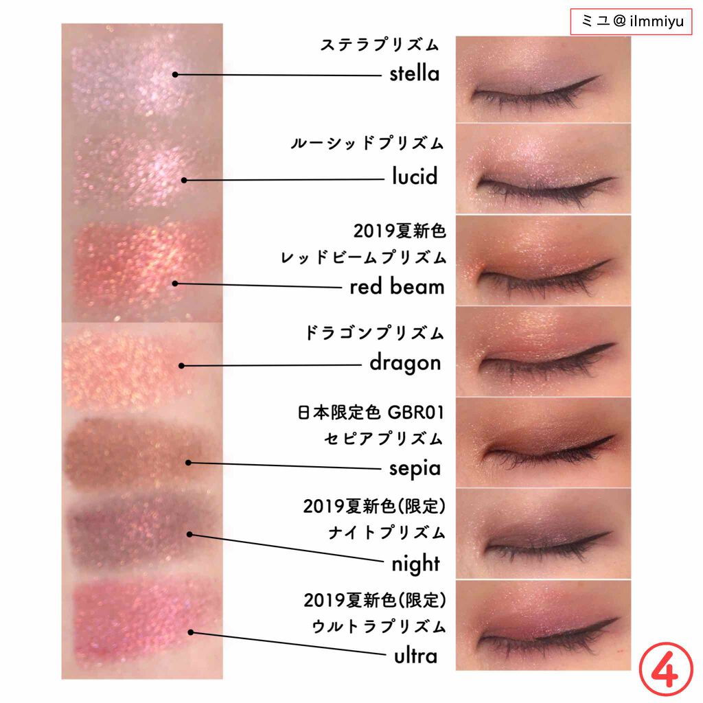 グリッタープリズム シャドウ/MISSHA/グリッターを使ったクチコミ(4枚目)