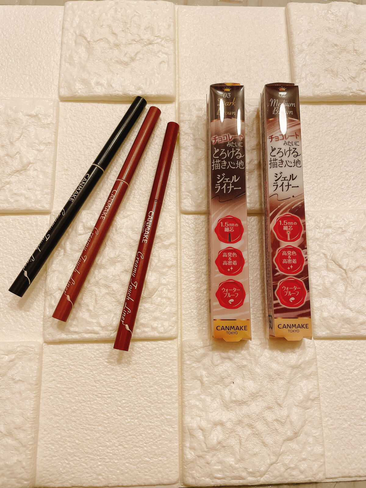 クリーミータッチライナー/キャンメイク/ジェルアイライナーを使ったクチコミ（2枚目）