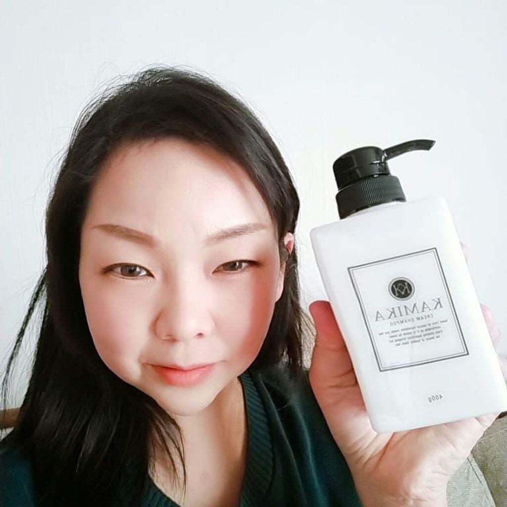 黒髪クリームシャンプー/KAMIKA/シャンプー・コンディショナーを使ったクチコミ(5枚目)