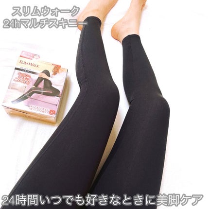 スリムウォーク 24h マルチスキニー デニム風/SLIMWALK/着圧ソックス・レギンスを使ったクチコミ(1枚目)
