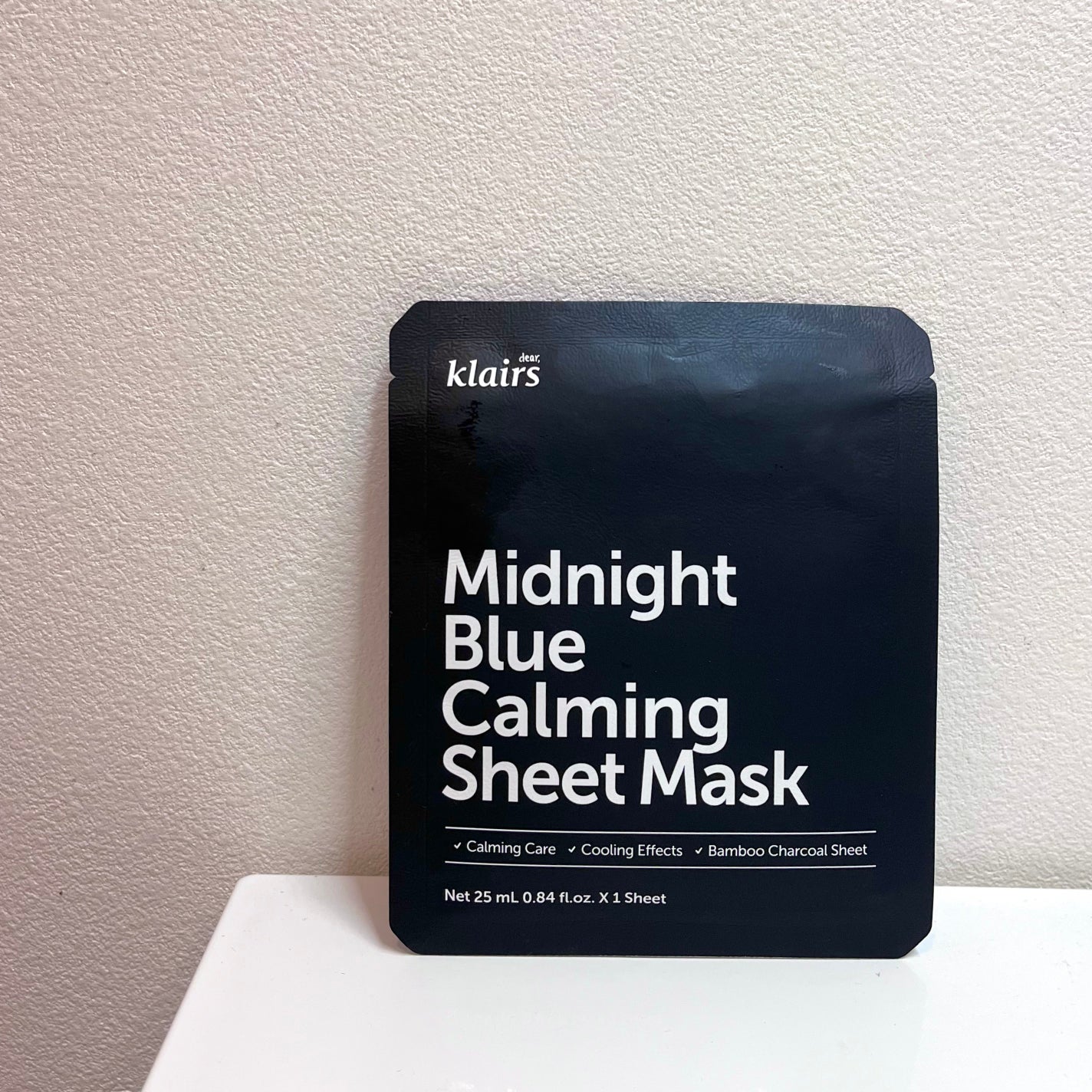 ミッドナイトブルーカーミングシートマスク(25ml)/Klairs/シートマスク・パックを使ったクチコミ(1枚目)