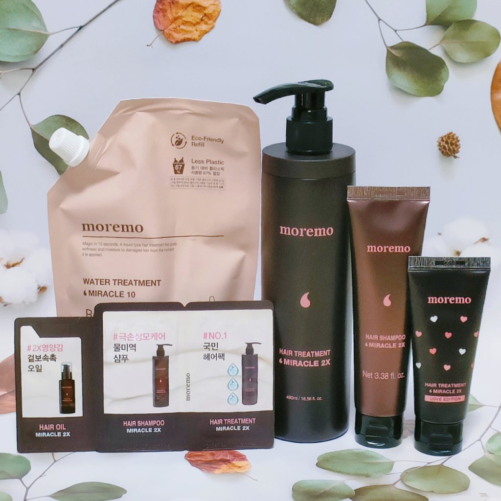 ウォータートリートメントミラクル10/moremo/洗い流すヘアトリートメントを使ったクチコミ（1枚目）