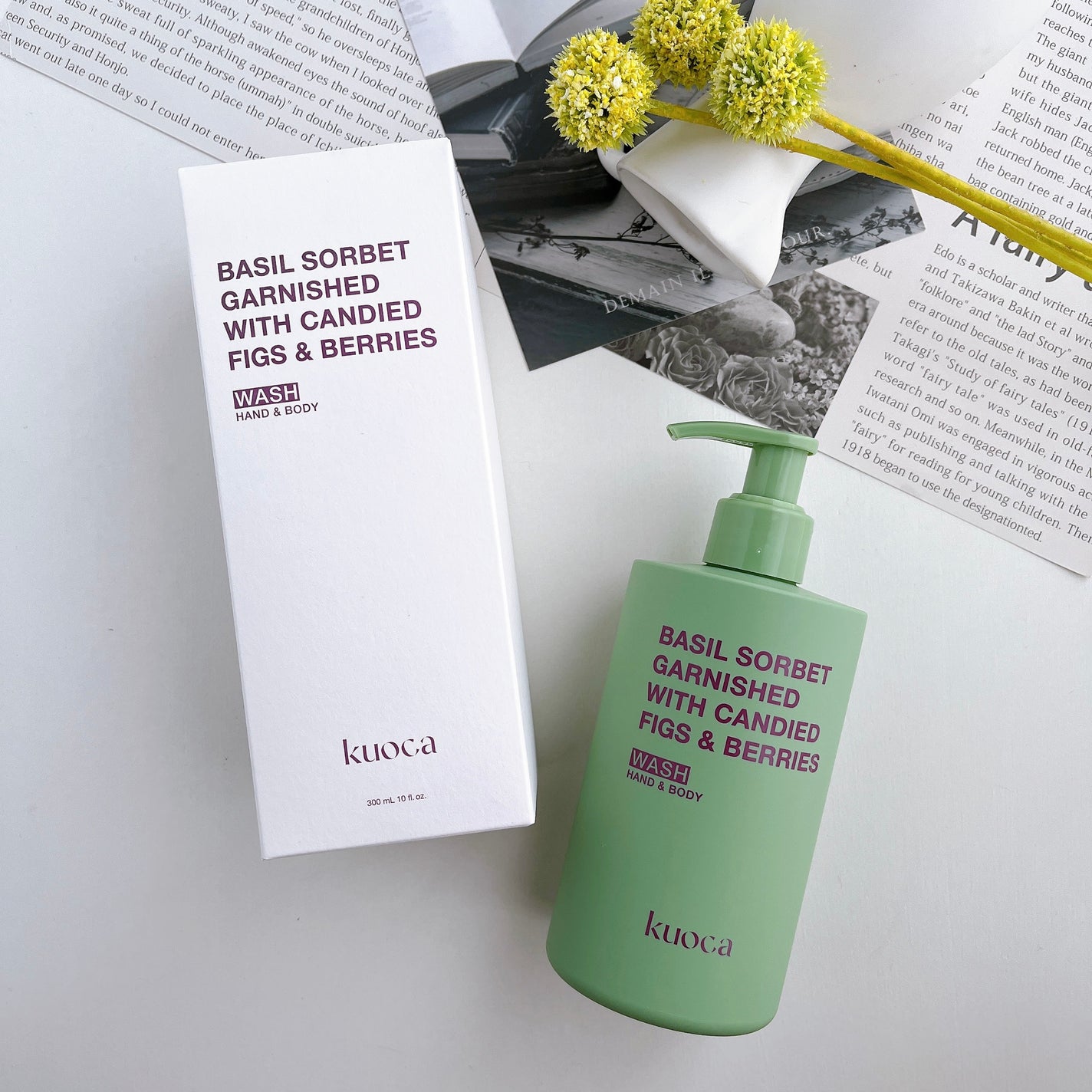 バジルソルベ ハンド&ボディウォッシュ/KUOCA/ボディソープを使ったクチコミ(2枚目)