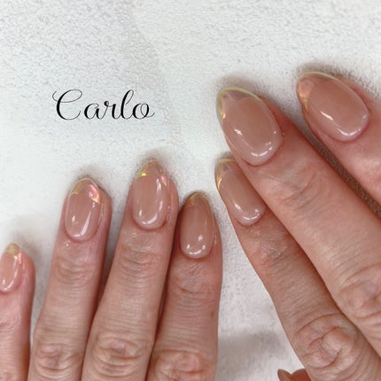 YUKA on LIPS 「.オーロラフレンチ🫧..#nail#nailist#ネイル#ネ..」(1枚目)