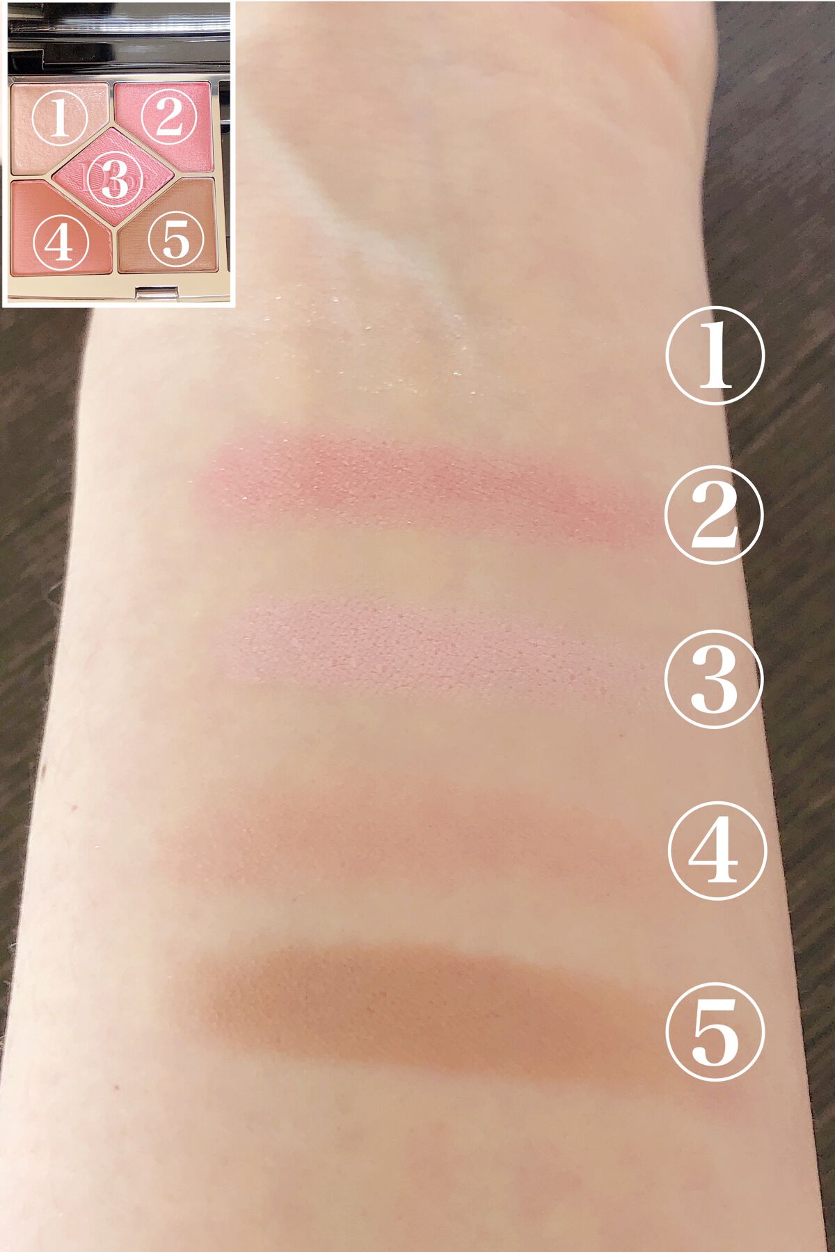 【旧】サンク クルール クチュール/Dior/アイシャドウパレットを使ったクチコミ(4枚目)