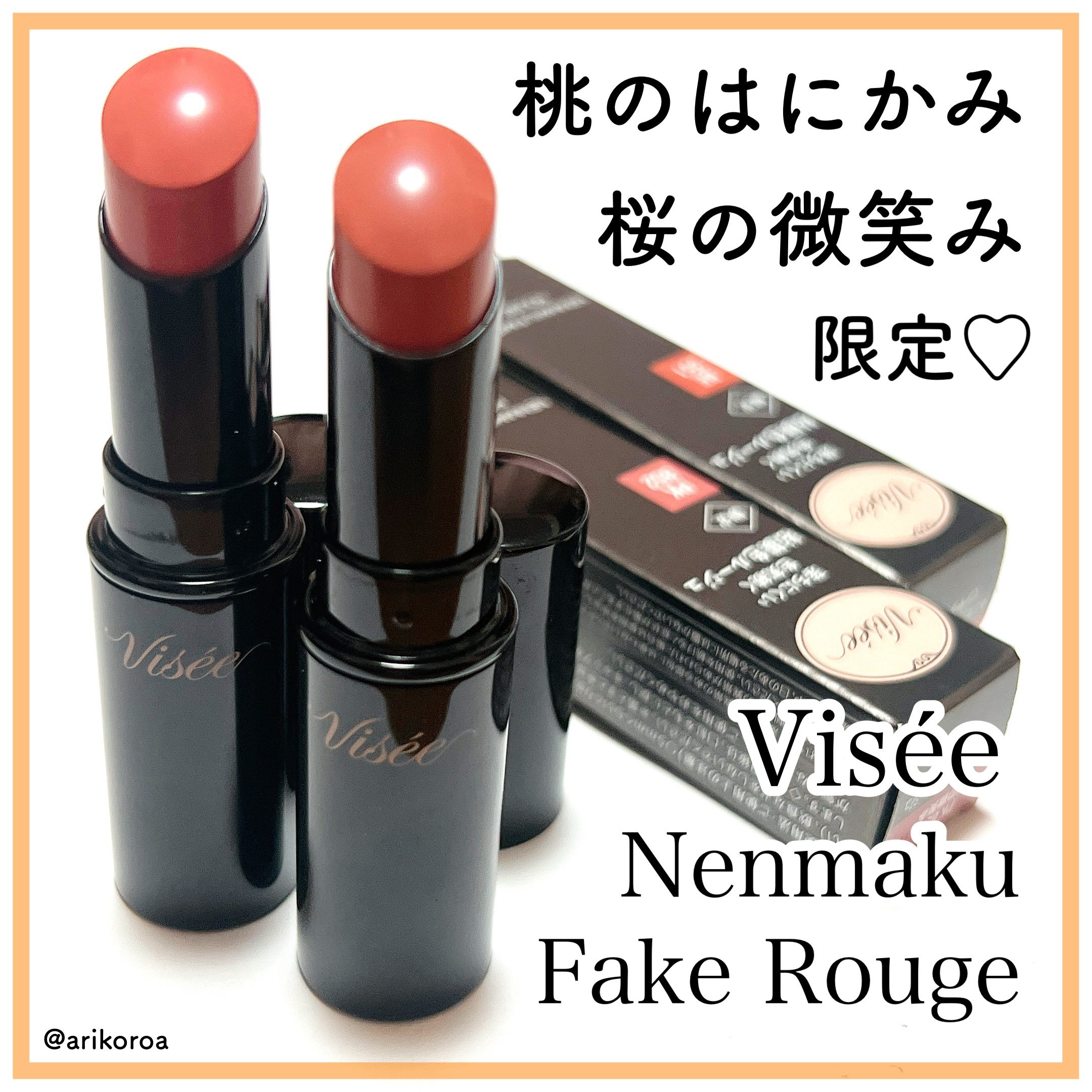 ネンマクフェイク ルージュ/Visée/口紅を使ったクチコミ（1枚目）