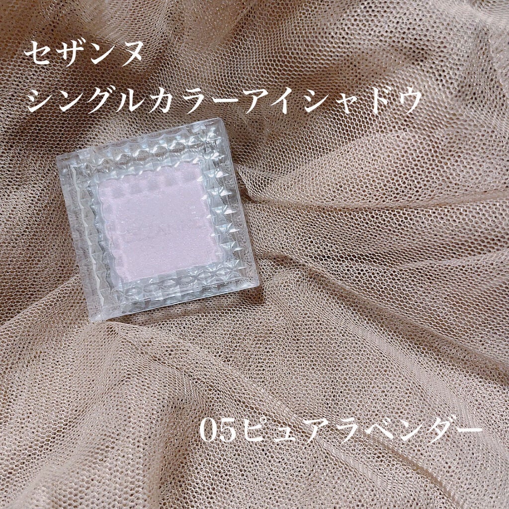 シングルカラーアイシャドウ/CEZANNE/単色アイシャドウを使ったクチコミ(1枚目)