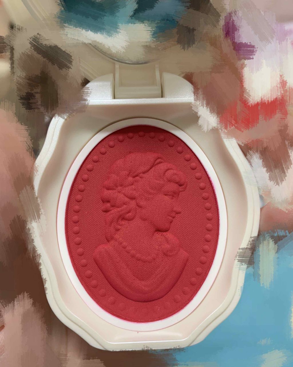 プレスト チークカラー N/レ・メルヴェイユーズ ラデュレ/パウダーチークを使ったクチコミ（1枚目）