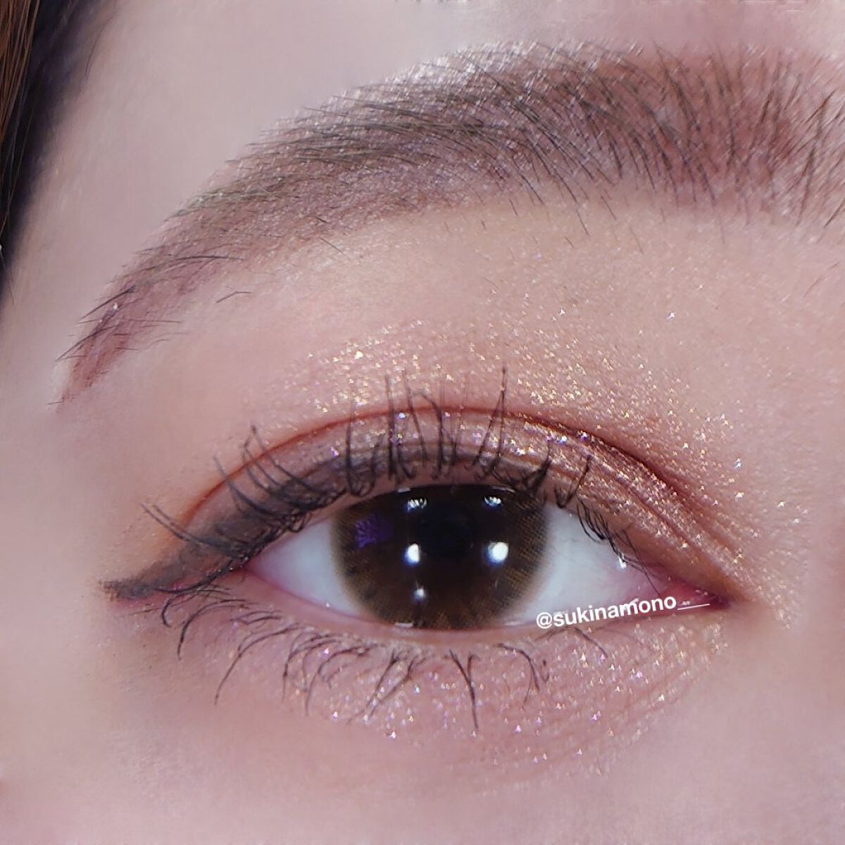 NARERU 1day 神無月キャメル/NARERU/ワンデー（１DAY）カラコンを使ったクチコミ（2枚目）