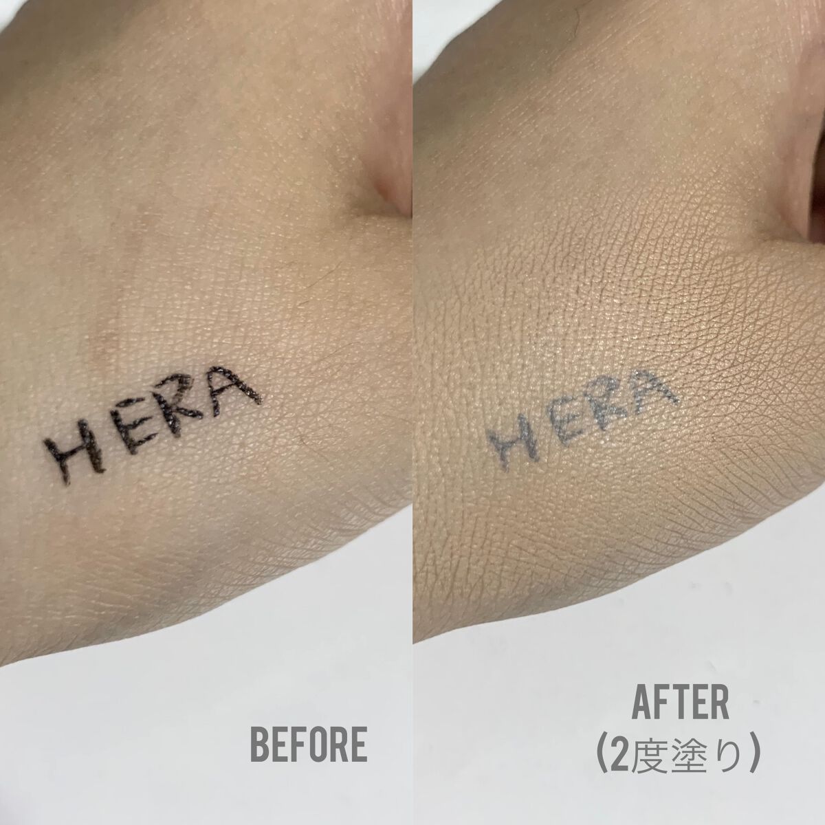 ブラック クッション/HERA/クッションファンデーションを使ったクチコミ（3枚目）