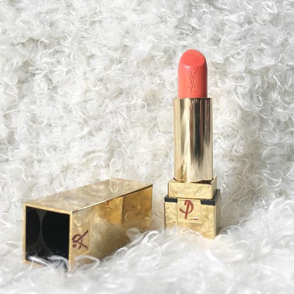 ルージュ ヴォリュプテ シャイン/YVES SAINT LAURENT BEAUTE/口紅を使ったクチコミ(2枚目)