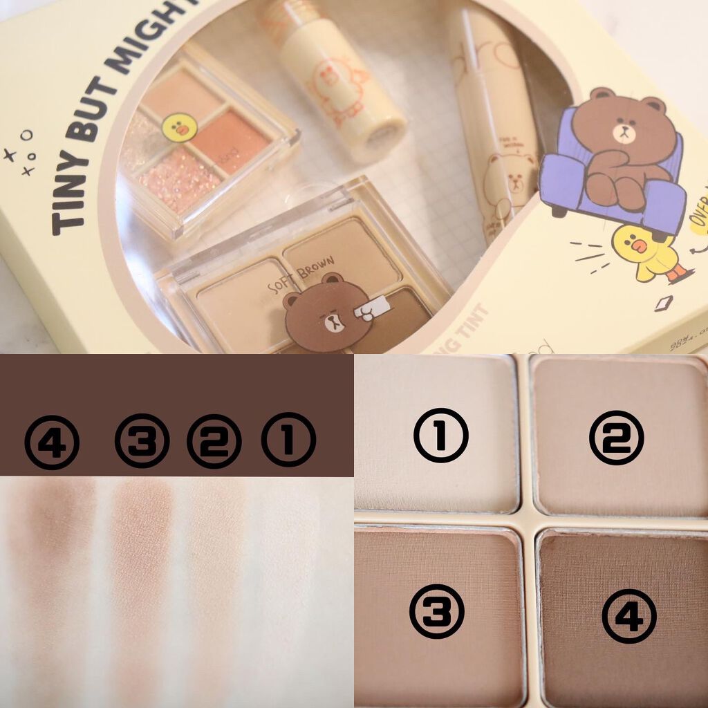 LINE FRIENDS EDITION/rom&nd/メイクアップキットを使ったクチコミ（3枚目）