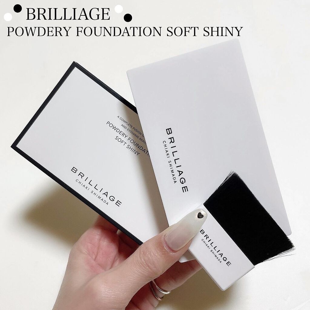 パウダリーファンデーション ソフトシャイニー 40（標準カラー）/ブリリアージュ/パウダーファンデーションを使ったクチコミ（1枚目）