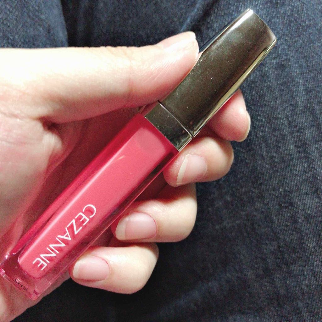 ジェルグロスリップ/CEZANNE/リップグロスを使ったクチコミ（1枚目）