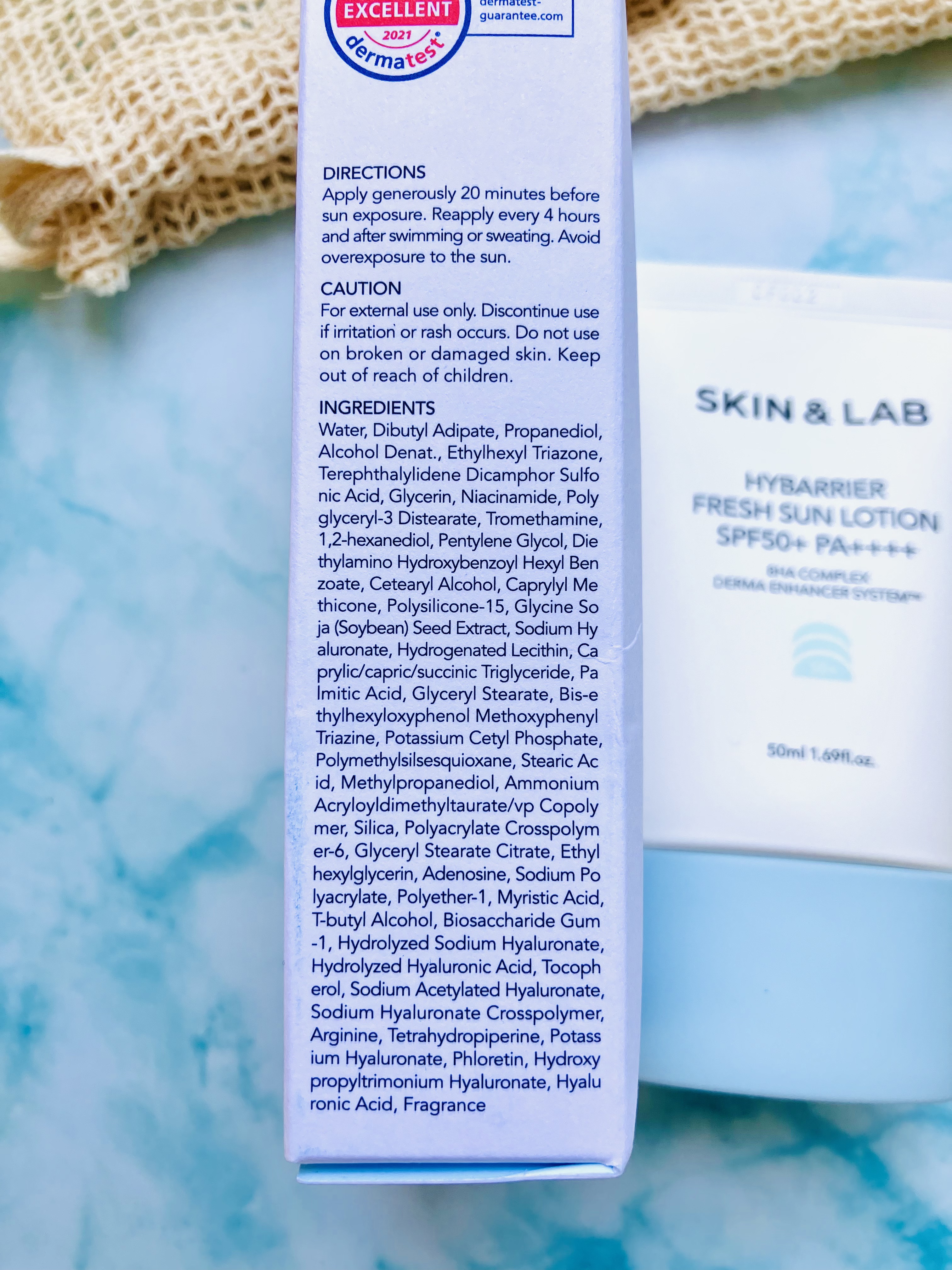 ハイバリアフレッシュサンローション/SKIN&LAB/日焼け止めミルクを使ったクチコミ（2枚目）