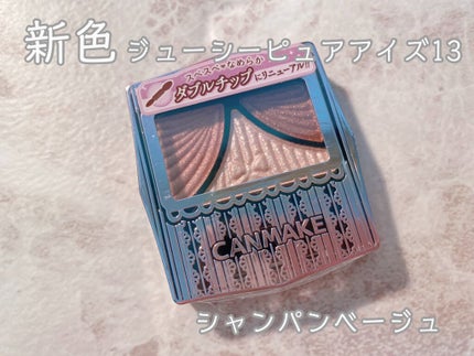 ジューシーピュアアイズ/キャンメイク/アイシャドウパレットを使ったクチコミ(1枚目)