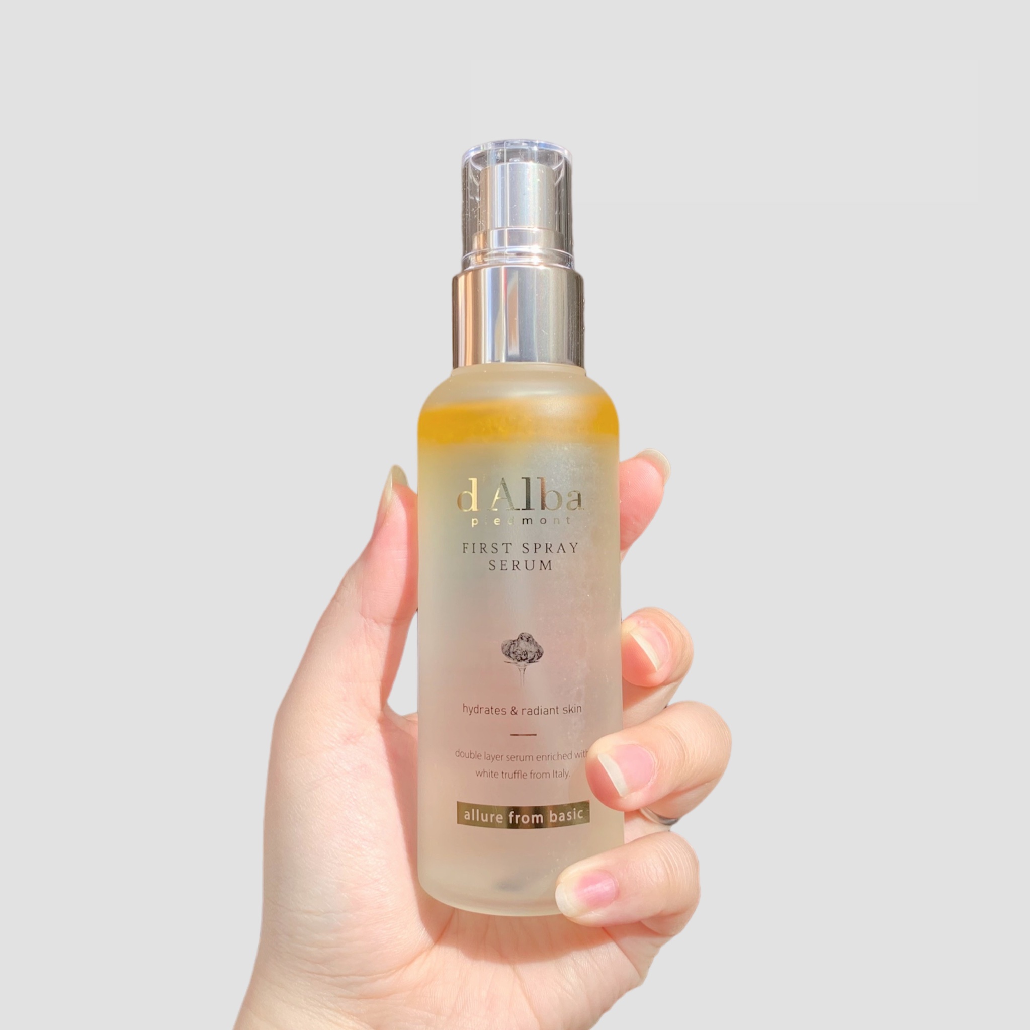 ダルバ ホワイトトリュフファーストスプレーセラム/ダルバ/ミスト状化粧水を使ったクチコミ（3枚目）