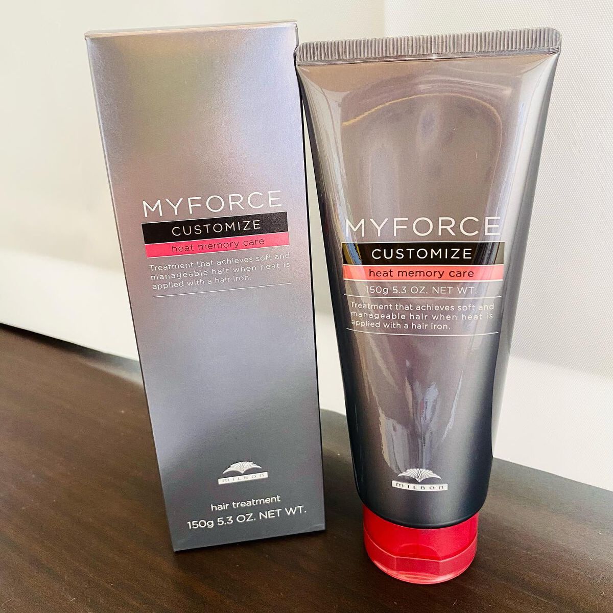 マイフォース カスタマイズ ヒートメモリーケア/ミルボン/洗い流すヘアトリートメントを使ったクチコミ(1枚目)