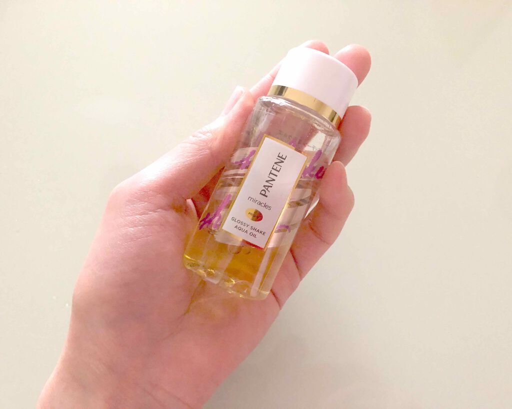 ミラクルズ グロッシー シェイク アクアオイル/パンテーン/ヘアオイルを使ったクチコミ（2枚目）