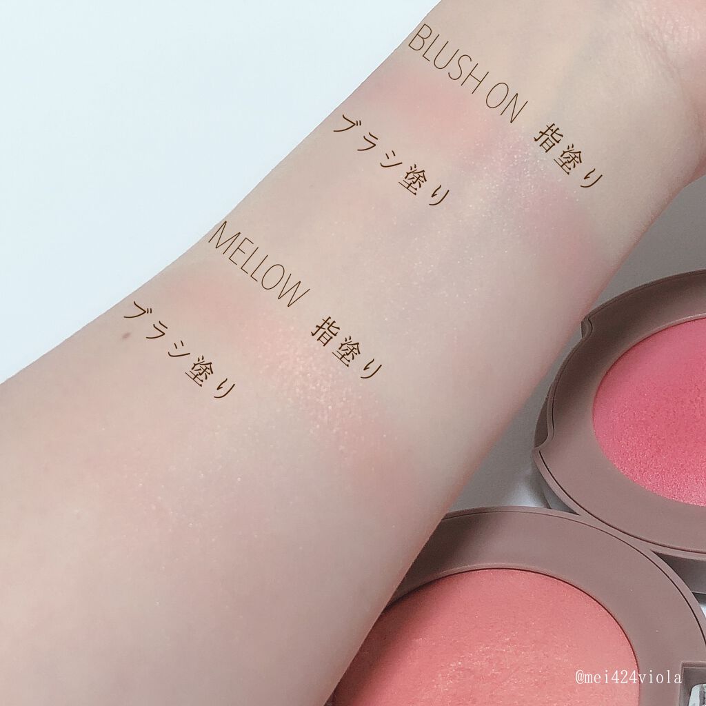 トゥルーディメンショングロウチーク/hince/パウダーチークを使ったクチコミ(5枚目)