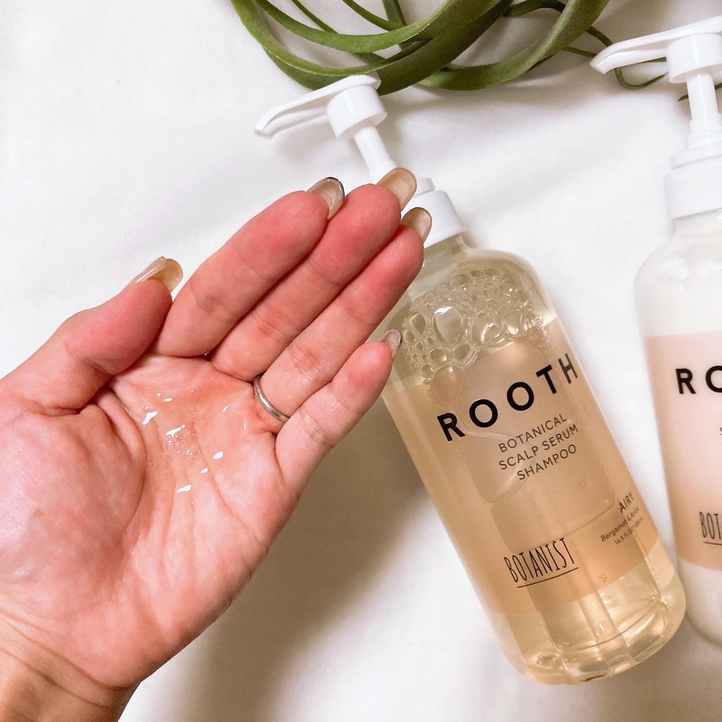 ルース ボタニカルスカルプセラム シャンプー・トリートメント（エアリー）/BOTANIST/市販シャンプーを使ったクチコミ（2枚目）