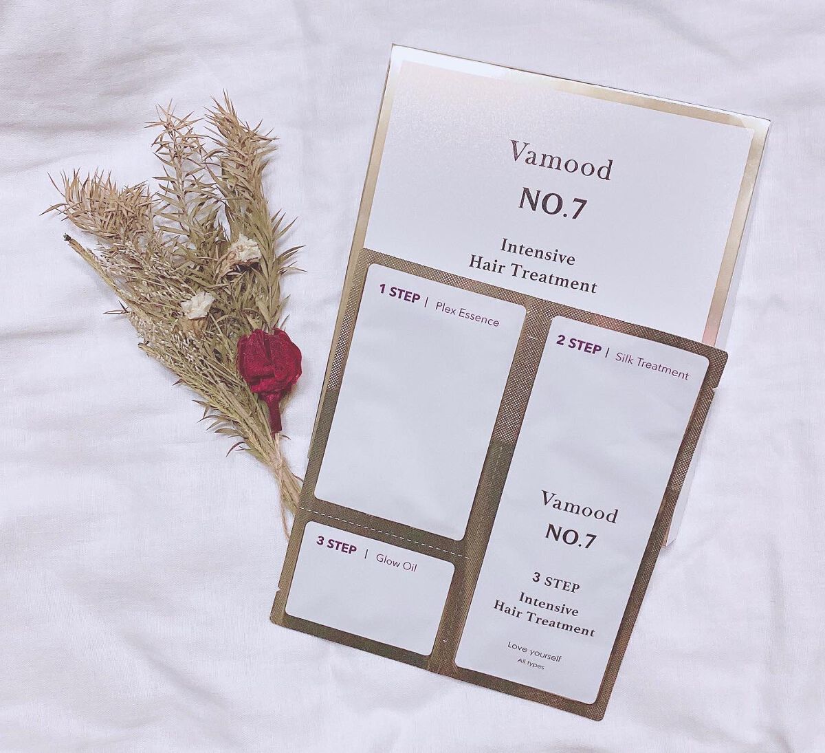 インテンシブ ヘアトリートメント 3STEP/Vamood/洗い流すヘアトリートメントを使ったクチコミ(1枚目)