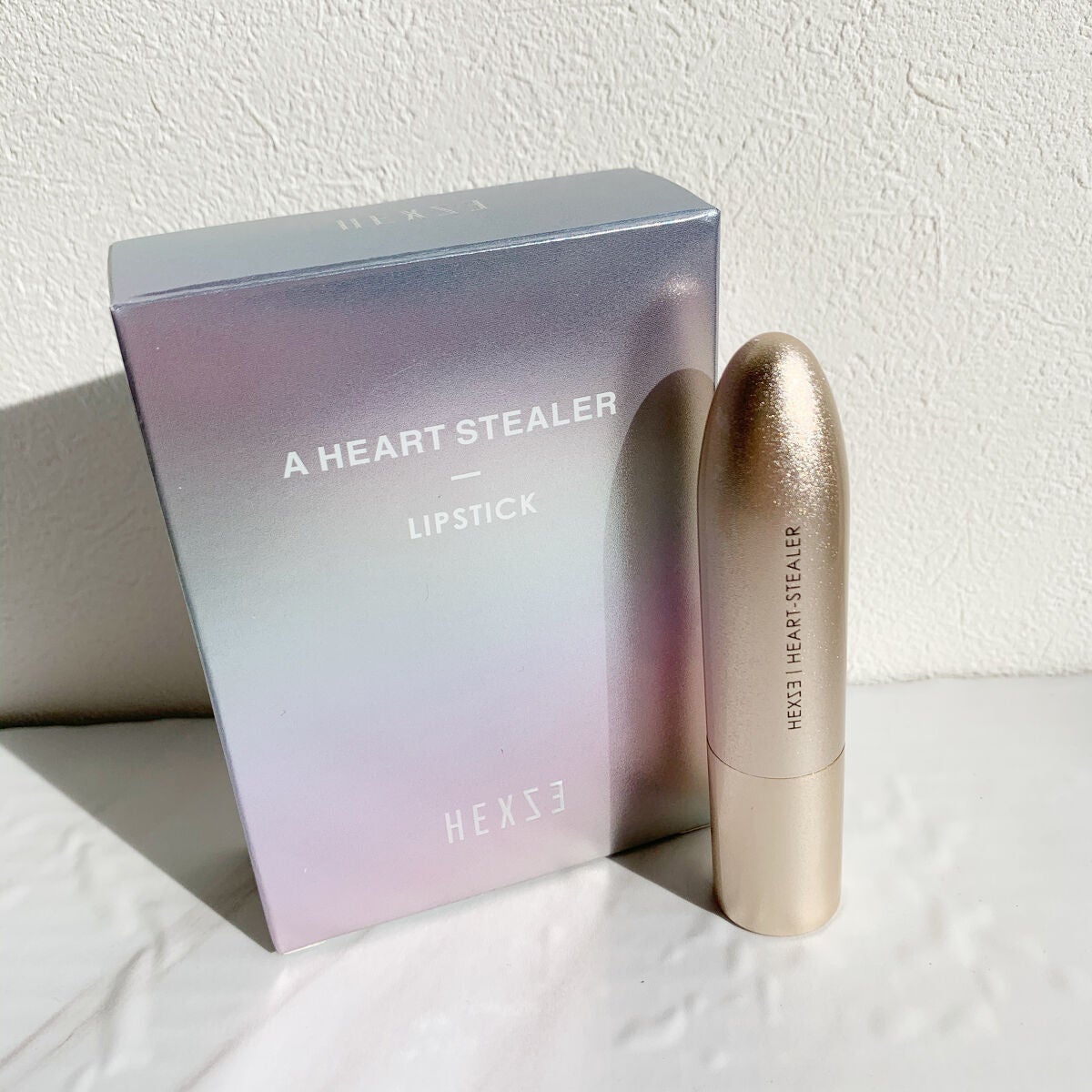 HEXZE「ハートシーフ」ラスティングリップ/HEXZE(ヘックスゼ)/口紅を使ったクチコミ(1枚目)