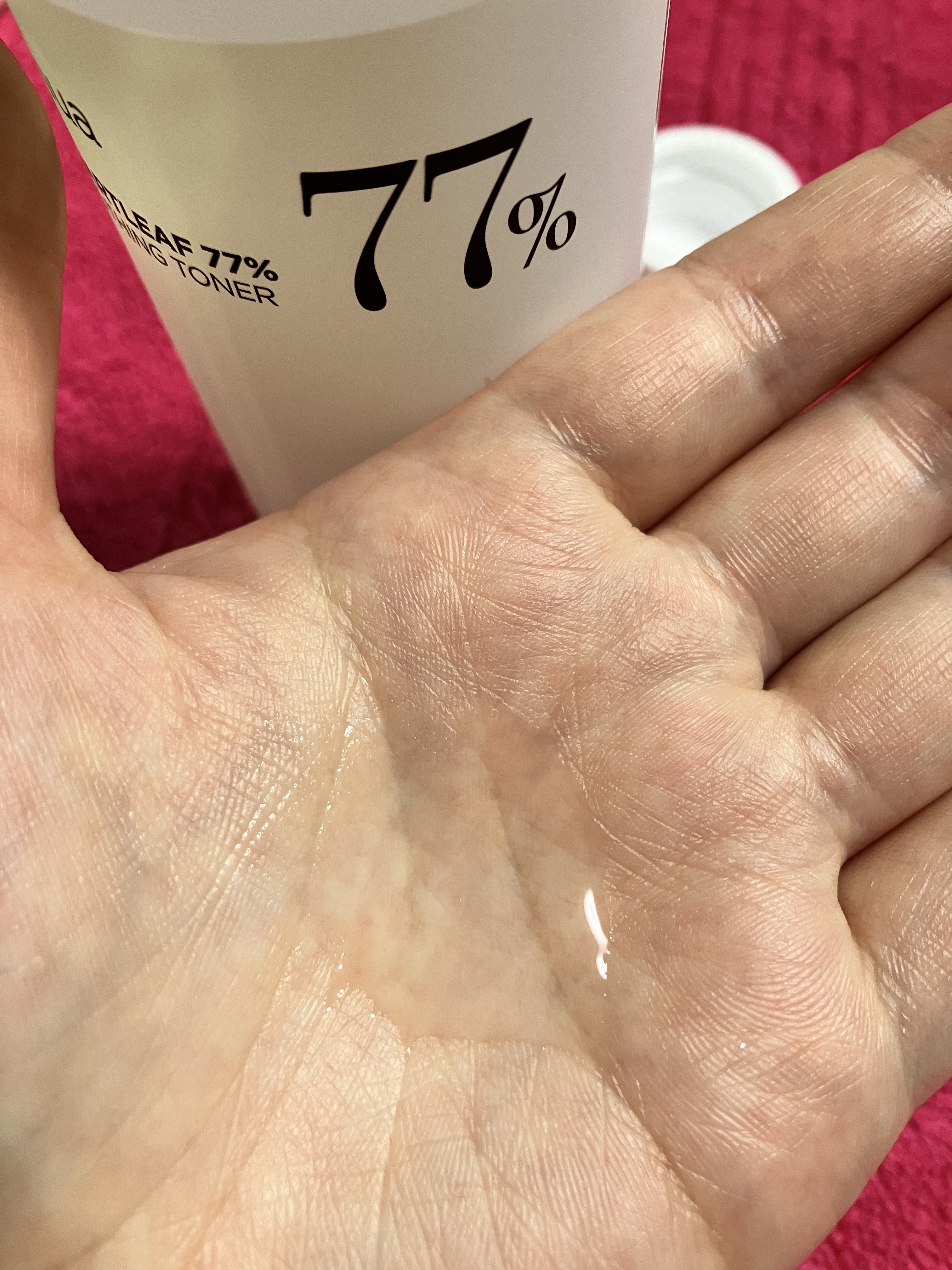 ドクダミ 77 スージングトナー/Anua/化粧水を使ったクチコミ（2枚目）