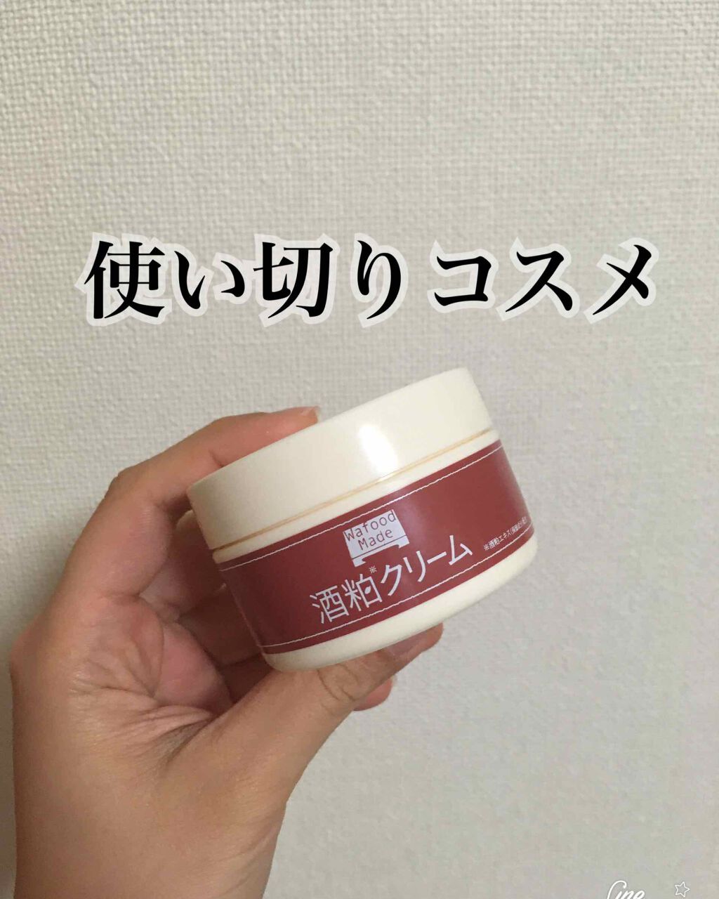 ワフードメイド　酒粕クリーム/pdc/フェイスクリームを使ったクチコミ（1枚目）