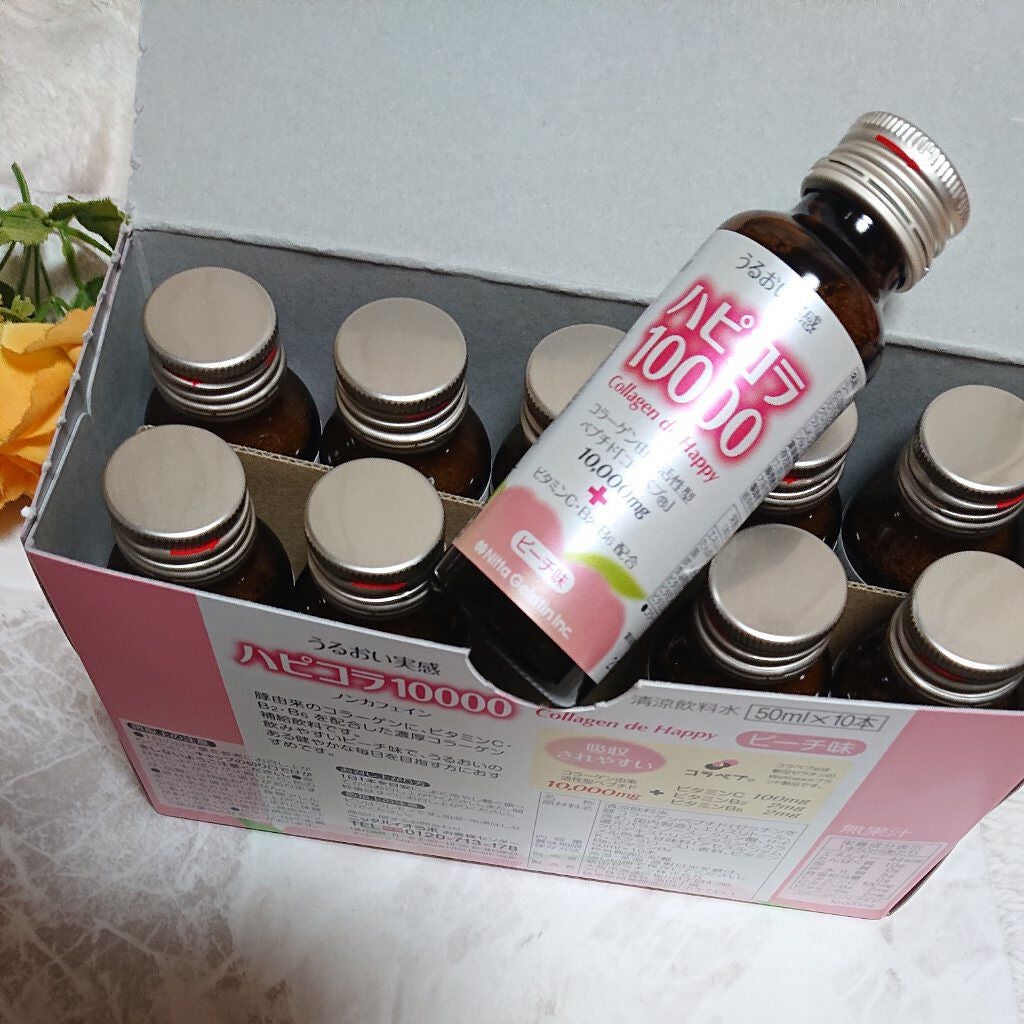 ハピコラ10000/Nitta Biolab(ニッタバイオラボ)/美容ドリンクを使ったクチコミ(4枚目)