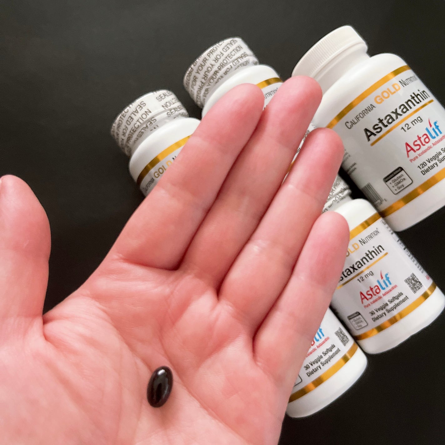 アスタキサンチン/CALIFORNIA GOLD NUTRITION/健康サプリメントを使ったクチコミ(3枚目)