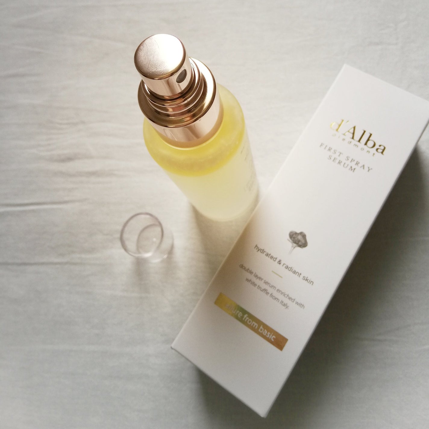 ダルバ ホワイトトリュフファーストスプレーセラム/ダルバ/ミスト状化粧水を使ったクチコミ(4枚目)