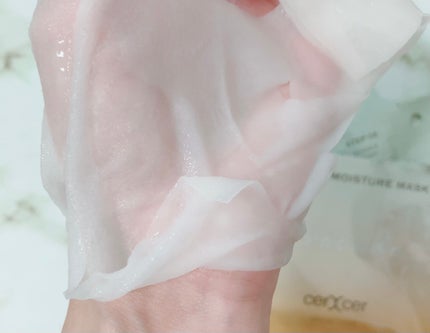 ディープモイスチャー マスク (ケアクリーム付き)/cerXcer/シートマスク・パックを使ったクチコミ(3枚目)