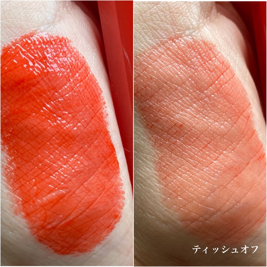 HALF&HALF WATER TINT /BLACK ROUGE/リップグロスを使ったクチコミ(5枚目)