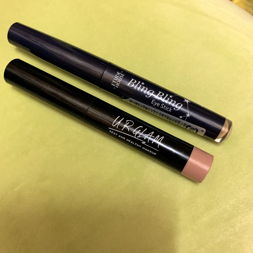 キラキラ アイシャドウ/ETUDE/スティックアイシャドウを使ったクチコミ（1枚目）