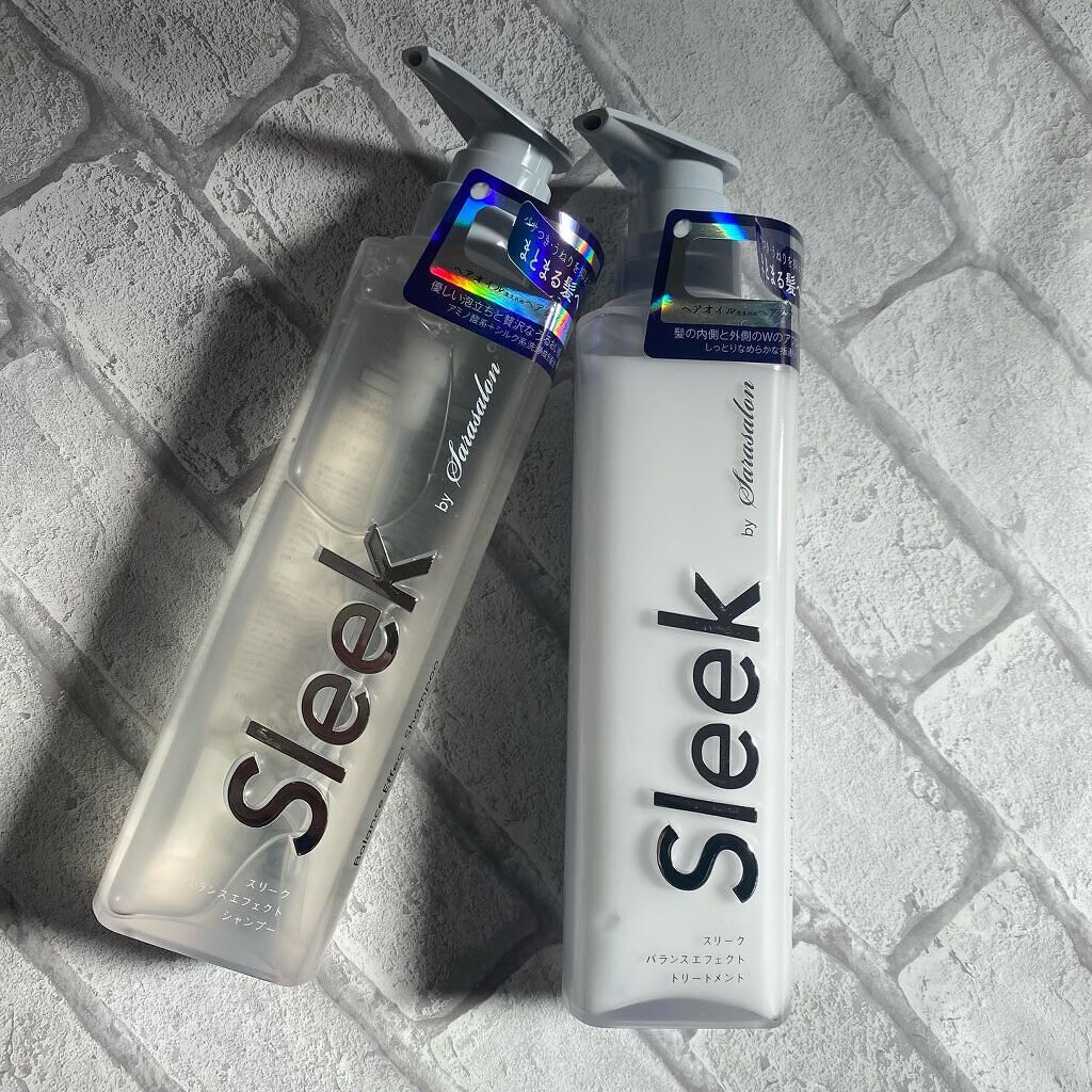 バランスエフェクトシャンプー／トリートメント/スリーク by サラサロン/市販シャンプーを使ったクチコミ（2枚目）