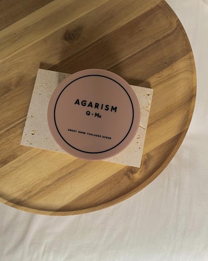 Q+Me スウィート ボム タラソ スクラブ/AGARISM/バスト・ヒップケアを使ったクチコミ(1枚目)