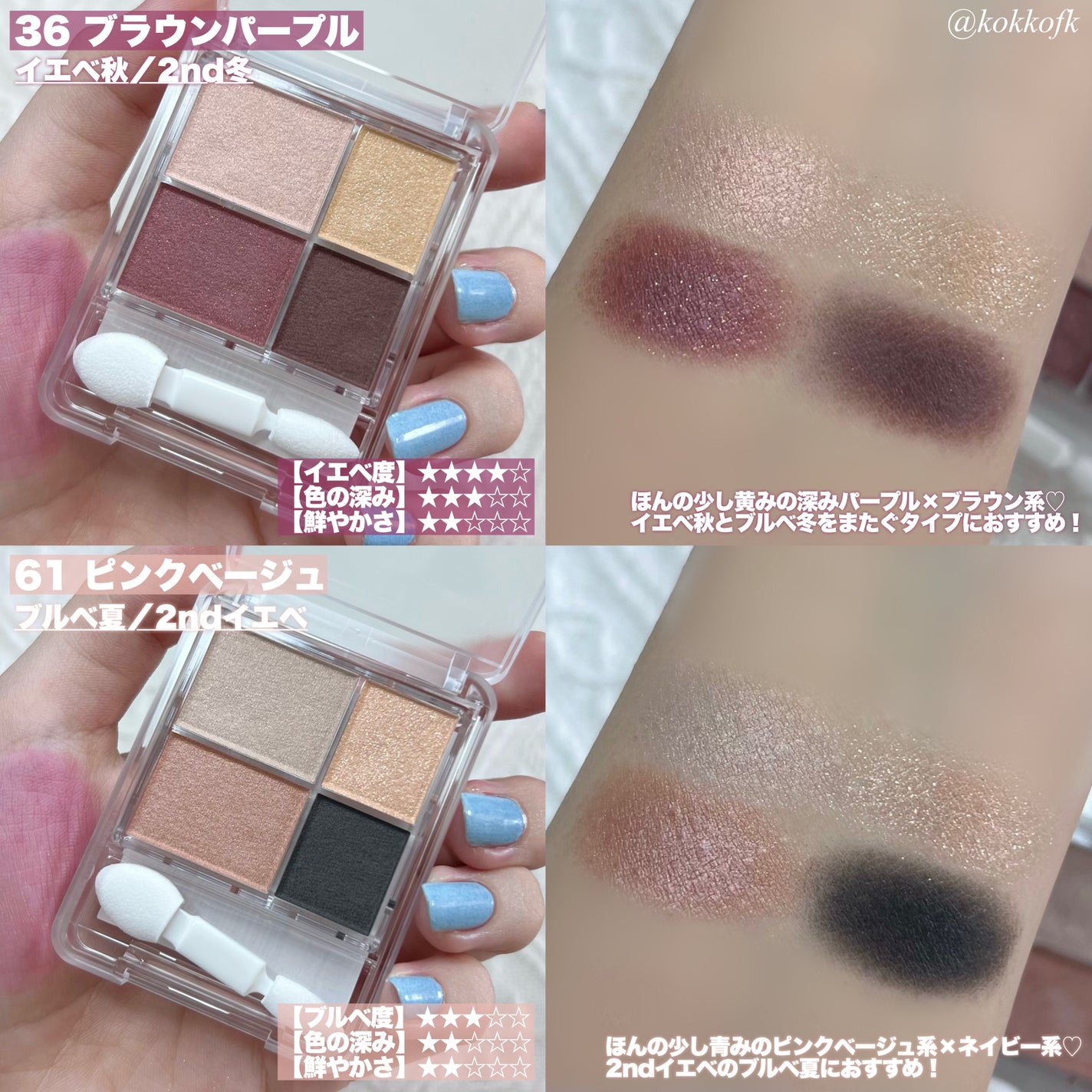 グラデーション アイシャドウ/ちふれ/アイシャドウパレットを使ったクチコミ(5枚目)