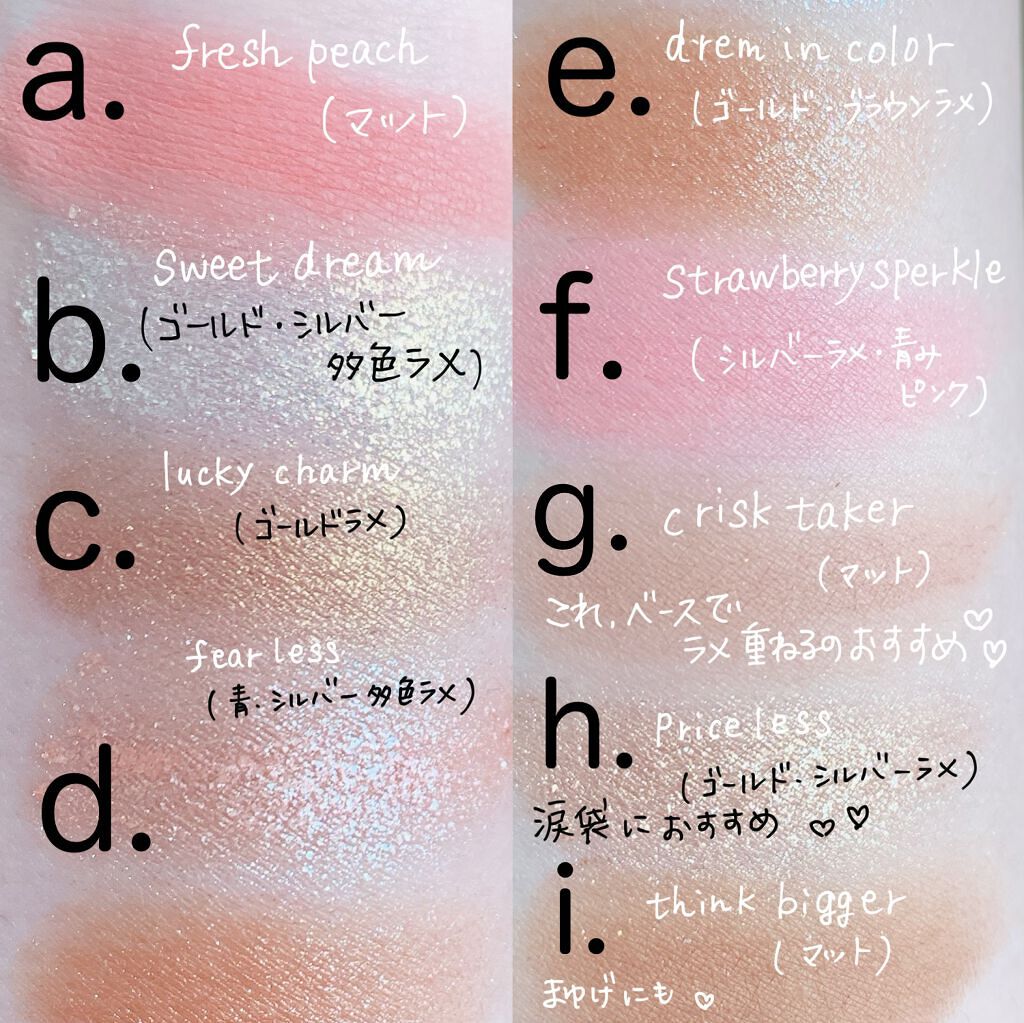 VenusMarble 9色アイシャドウパレット/Venus Marble/アイシャドウパレットを使ったクチコミ(4枚目)