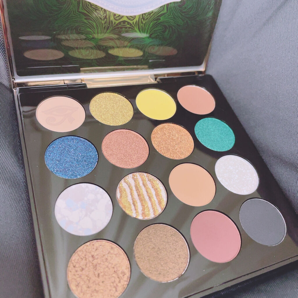 大英博物館 エジプトシリーズ アイシャドウパレット/ZEESEA/アイシャドウパレットを使ったクチコミ（2枚目）