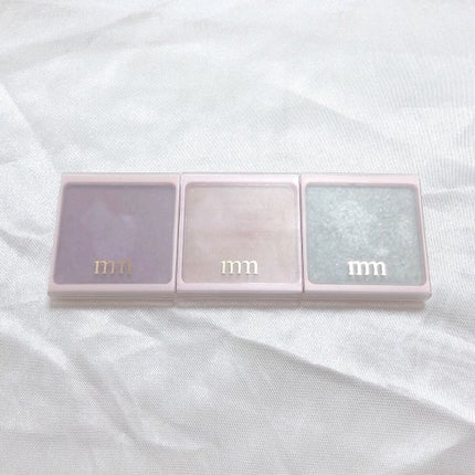 ミリコアイシャドウ 413 ポイントパープル/ビューティーワールド/単色アイシャドウを使ったクチコミ(3枚目)